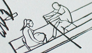 hilary and alex: boathouse garden party