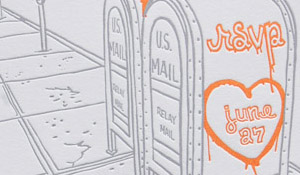 graffiti union invitation set